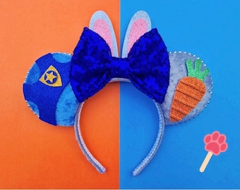 The Rabbit Officer - Handmade Mouse Ears