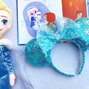 The Ice Queen- Handmade Mouse Ears