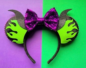 The Horned Villian- Handmade Mouse Ears