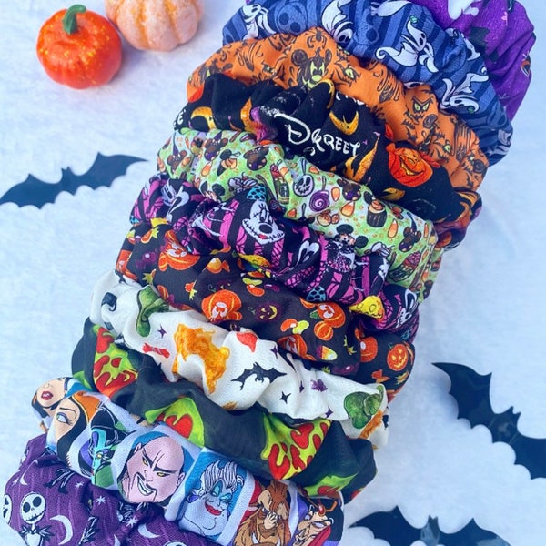 The Halloween Scrunchie Headbands-Handmade Accessories