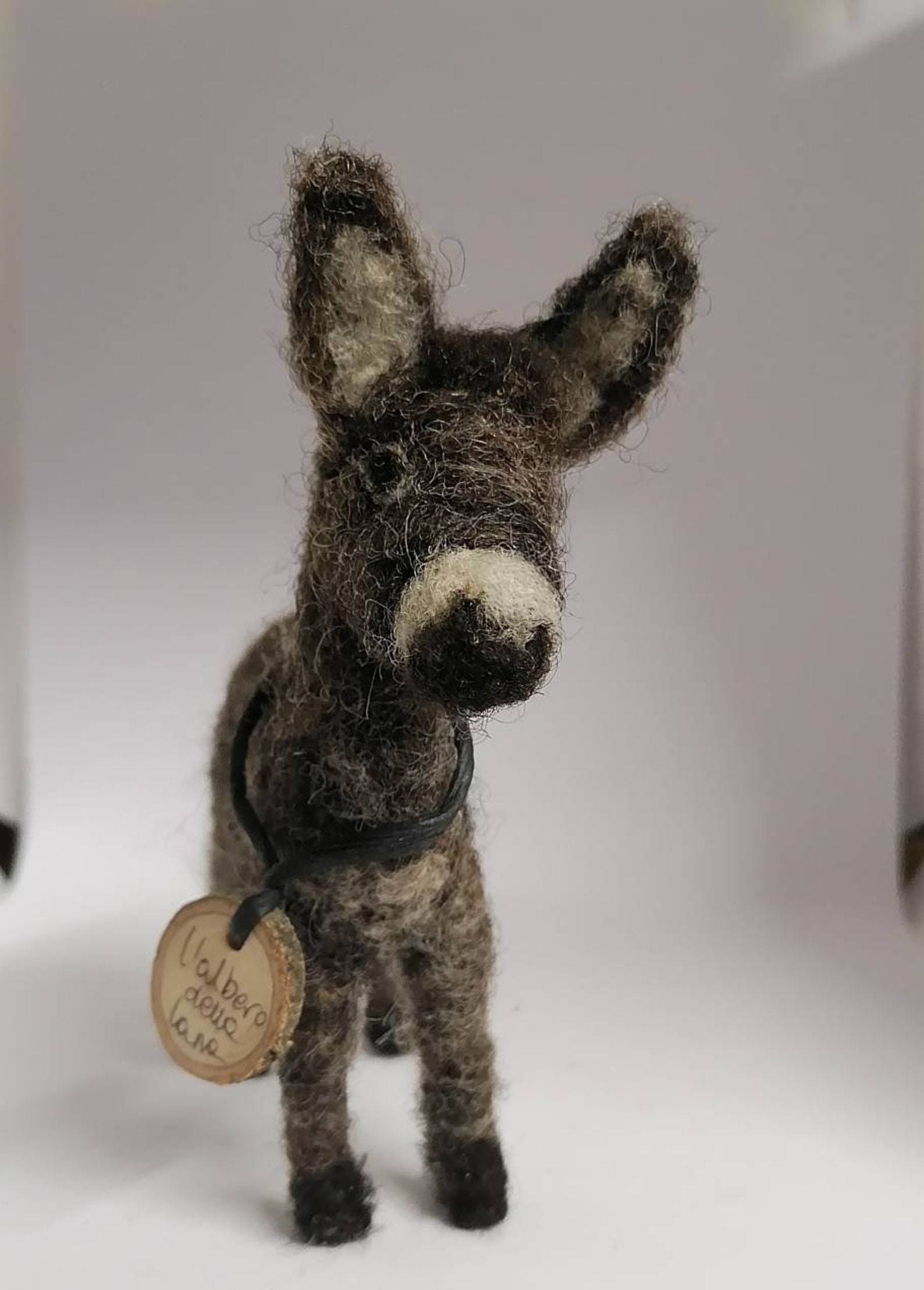 Needle-felted donkey donkey made from entirely handmade wool | Etsy
