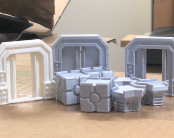 Star Wars Imperial Assault Blast Doors (that open and close), Crates, and Terminals