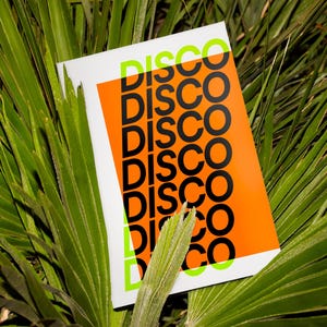 DISCO DISCO DISCO Print - techno rave club edm aesthetic house music wall art