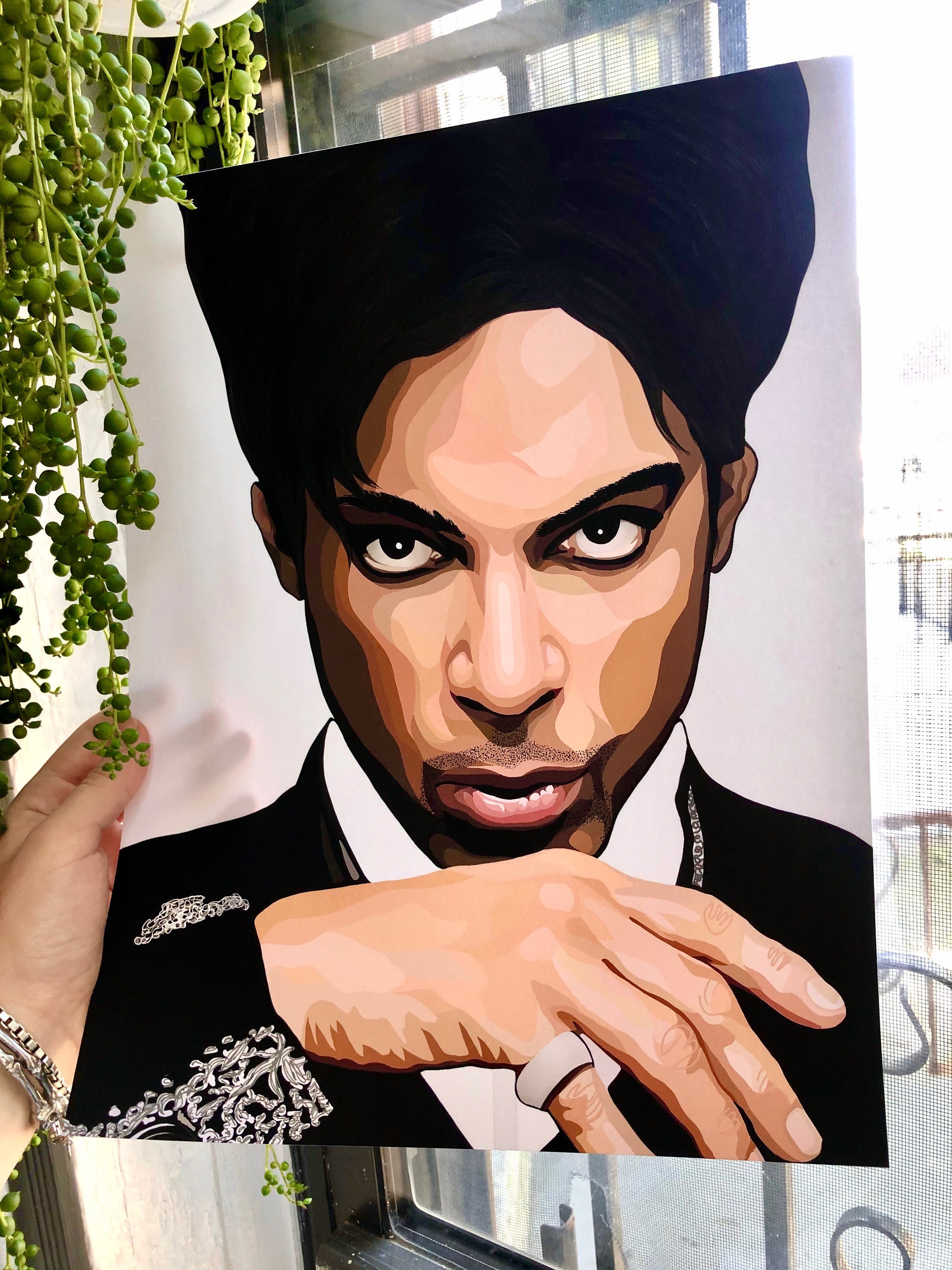 Prince - Portrait Art Giclée Print - Etsy