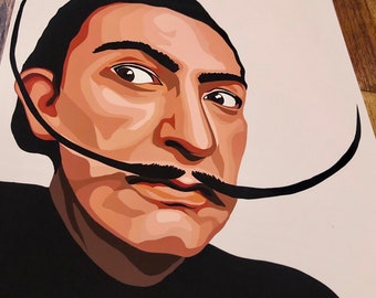 Salvador Dalí - Portrait Art Giclée Print