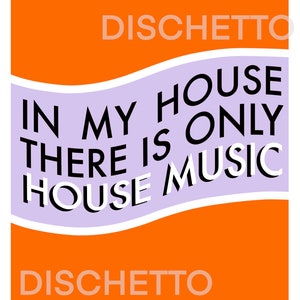 ONLY HOUSE MUSIC techno rave club aesthetic house music wall art image 7