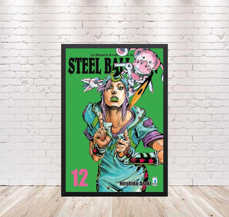 Steel Ball Run anime poster canvas poster y imprime la sala de Etsy
