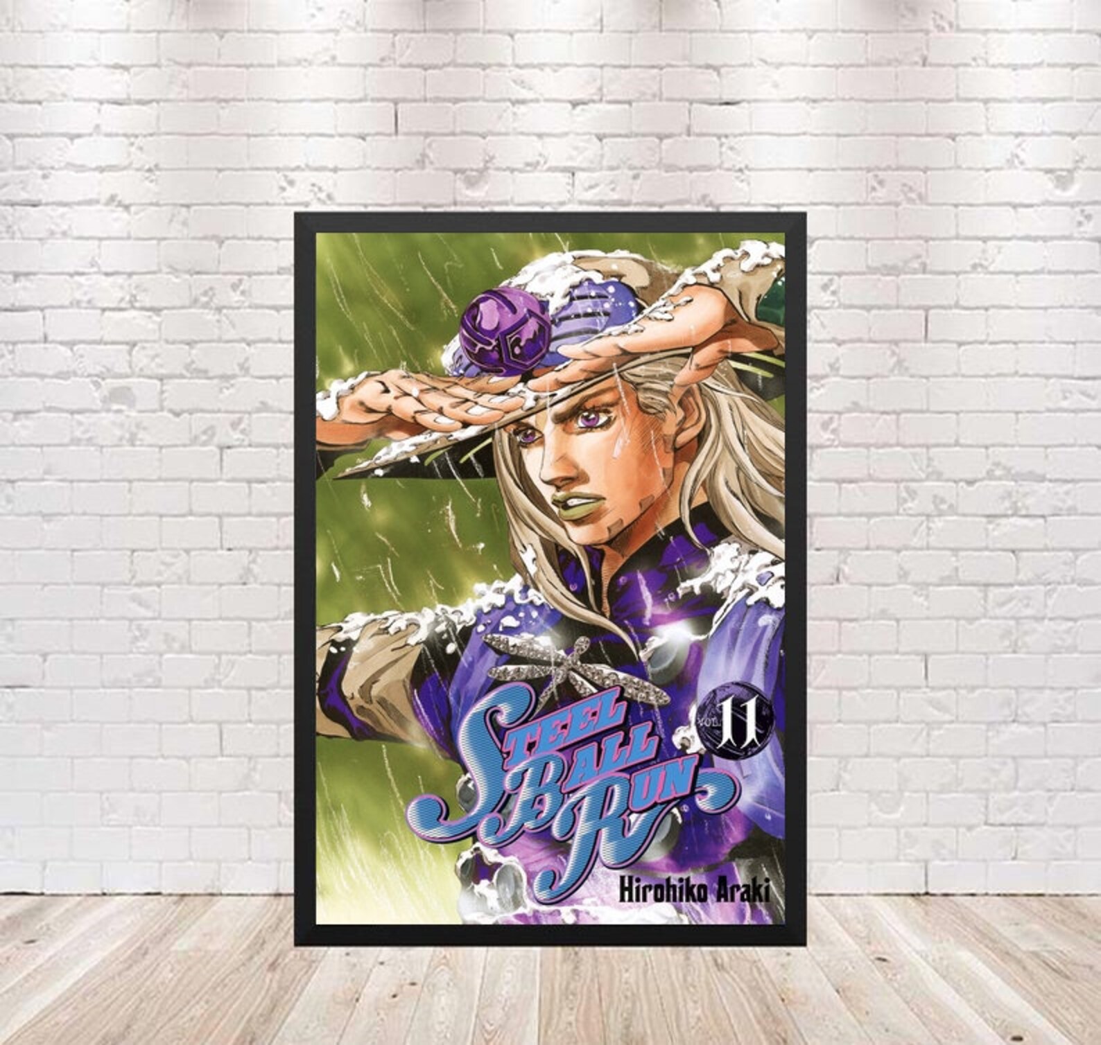 Steel Ball Run Anime Poster Canvas Poster And Prints Etsy
