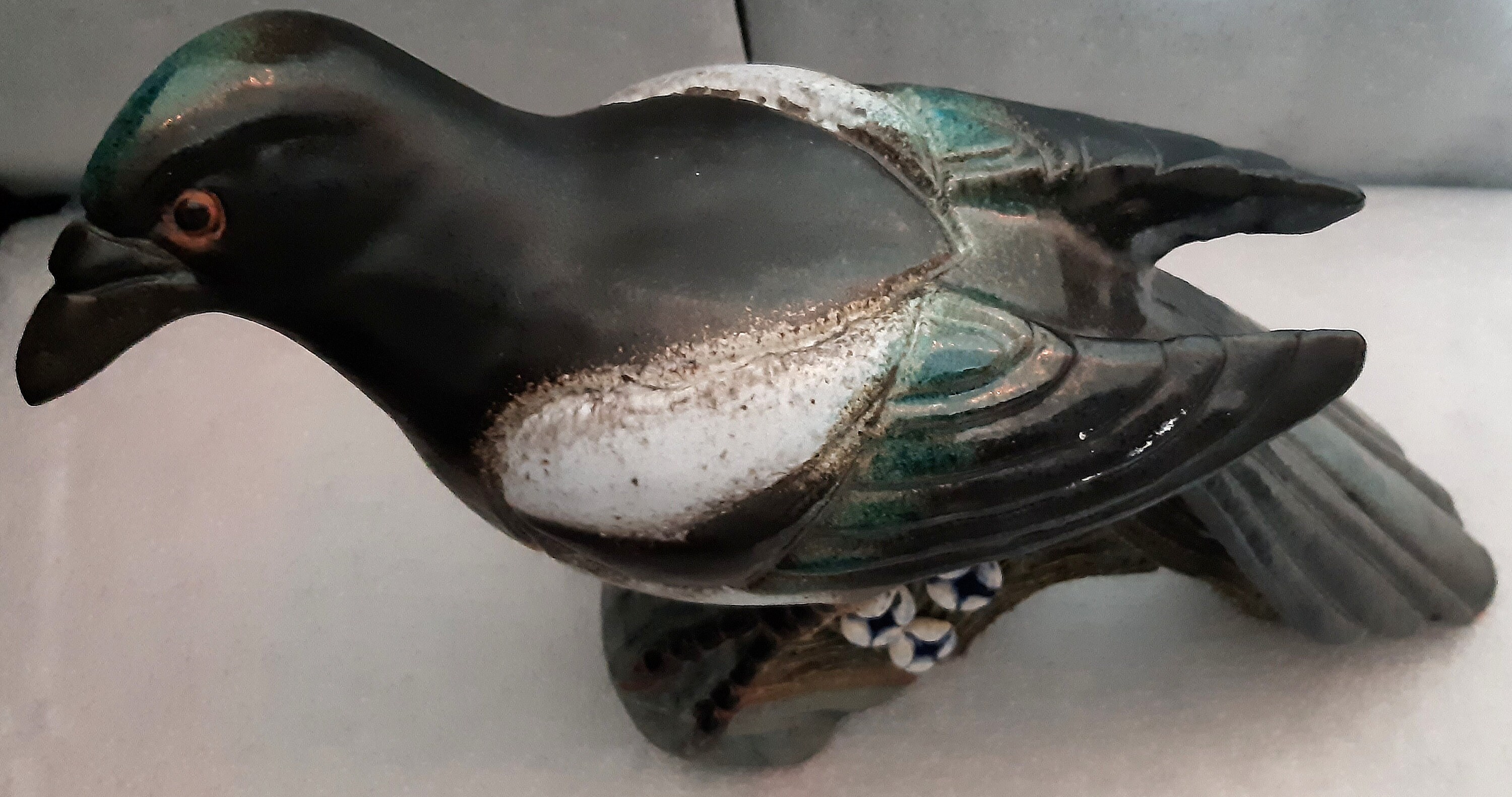 Nittsjö Keramik Sweden Vintage Ceramic Magpie Figurine by Etsy