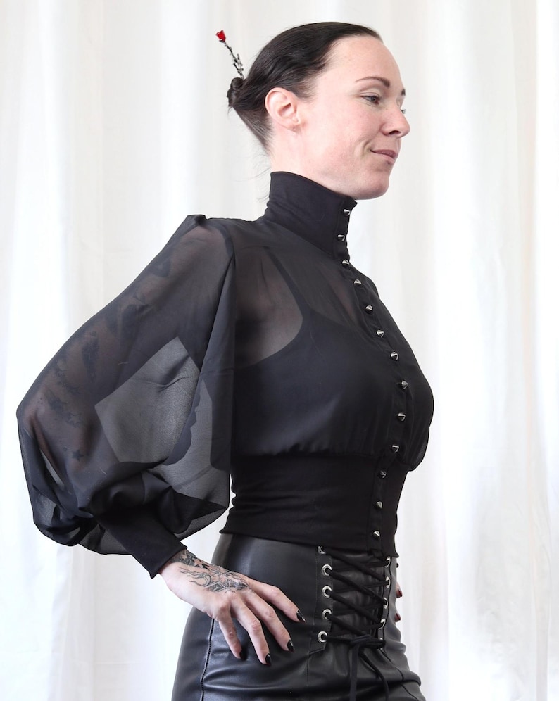 Bishop Sleeve Blouse // Morgana - Sewing Pattern Printable PDF - Etsy