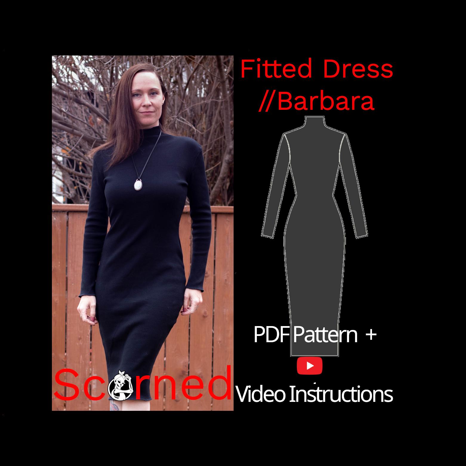 Black Tight Fitted Dress for Women - Etsy