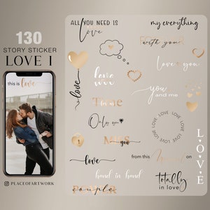 Mais de 130 adesivos de história do Instagram amor casal Storysticker relacionamento familiar adesivos de amor digital png
