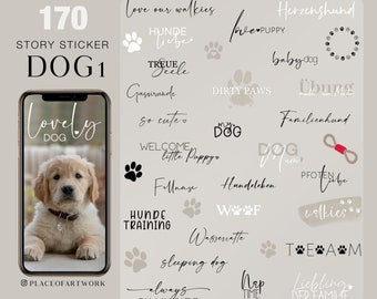 170+ Instagram Story Sticker Dog Hunde Pets Dogmom Puppy love Storysticker Pet Hunde liebe Dogs digital png