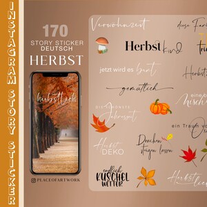 170 Instagram Story Sticker Herbst Autumn Fall Home Kürbisse Wetter Wallpaper deutsch png Storysticker