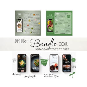 310+ Instagram Story Stickers Food Basic cooking Porridge Kitchen Dinner Quotes Sayings wallpaper vegan bio Organic cliparts digital png
