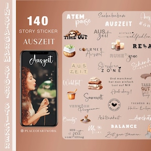 140 pegatinas para historias de Instagram, descanso, descanso, bienestar, relajación, belleza sin estrés, relajación de la vida cotidiana, clipart png