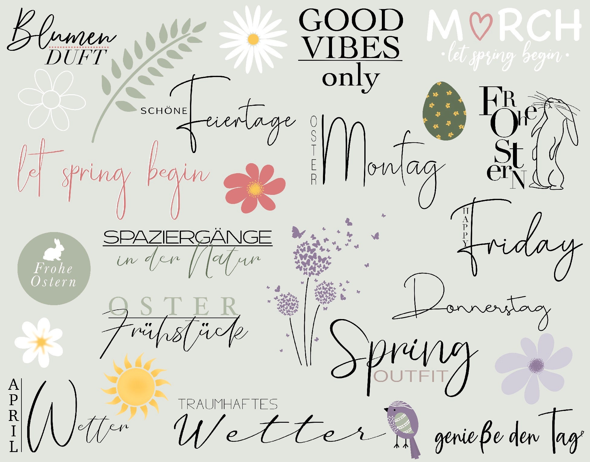 300+ Instagram Story Stickers Spring Easter Garden Spring Flowers ...