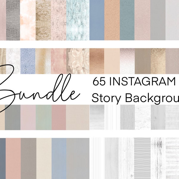 65 Instagram Story Backgrounds Bundle Hintergründe Template Overlay Texture  Wallpaper digital Download digital Paper