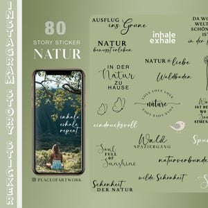 80+ Instagram Story Sticker Natur Wald Achtsamkeit Liebe Waldbaden Basic Alltag Familie clipart png
