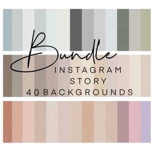 40 Instagram Story Backgrounds Hintergründe Template Minimal Wallpaper Overlay Papercraft digital Paper digital download