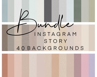 40 Instagram Story Backgrounds Backgrounds Template Minimal Wallpaper Overlay Papercraft digital Paper digital download