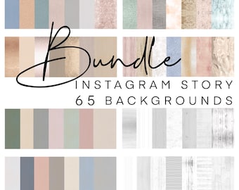 65 Instagram Story Backgrounds Bundle Backgrounds Template Overlay Texture Wallpaper digital Download digital Paper