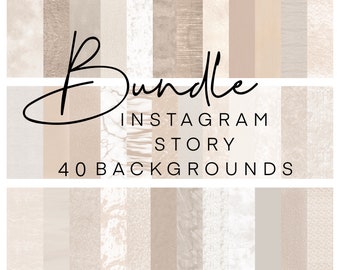 40 Instagram Story Backgrounds Backgrounds Template Minimal Wallpaper Overlay Papercraft digital Paper digital download