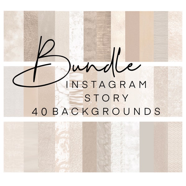 40 Instagram Story Backgrounds Hintergründe Template Minimal Wallpaper Overlay Papercraft digital Paper digital download