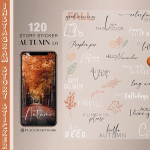 120+ Instagram Story Sticker Autumn Fall Herbst Pumpkin Home family love Season Storysticker englisch png