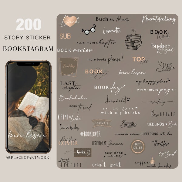 200+ Instagram Story Sticker books bookstagram booklover Basic Wallpaper png clipart digital