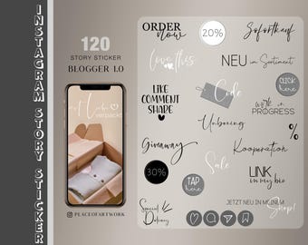 120+ Instagram Story Stickers blogger influencer small business Office Storysticker clipart digital Stickers png
