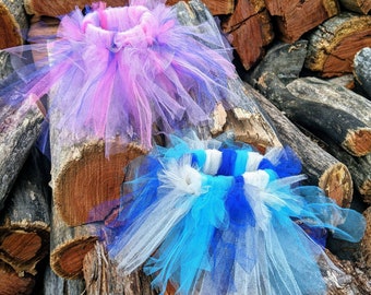 Custom tutu with a bonus matching mini tutu for your favourite doll!