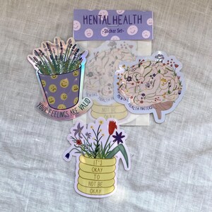 Stickerset "Geestelijke gezondheid"