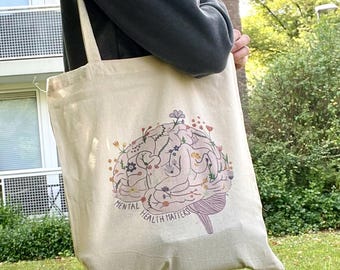 Jutebeutel - „ Questions de santé mentale"