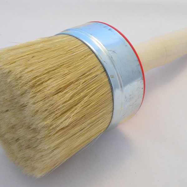 Round Paint Brush. Various sizes to chose from. Shabby Chic Chalk Paint. Pure Bristle Mix Round Paint Brush. Furniture Renovation. Waxing.