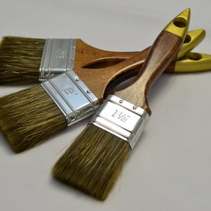 Set of 3 Orel Mixed Bristle Paint Brushes. Orel And Natural MIX. Fantastic for Acrylic Paints. Sizes: 1.5", 2", and 2.5".