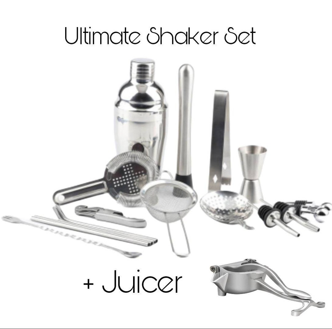 Ultimate Shaker Juicer Set Mixology Kit for Bartenders Etsy