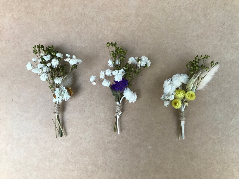 Brand place in dried flowers Lot of 3