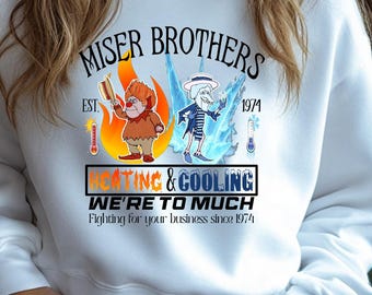 Miser Brothers Weihnachten PNG, Heizung und Kühlung, digitale Datei