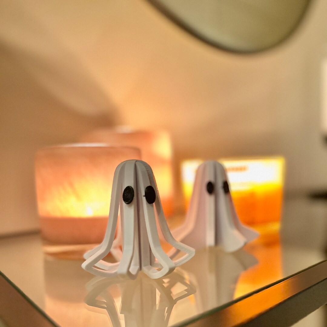 3D Printed Halloween Ghost Decor Cute Boo Decoration Spooky Etsy Sweden