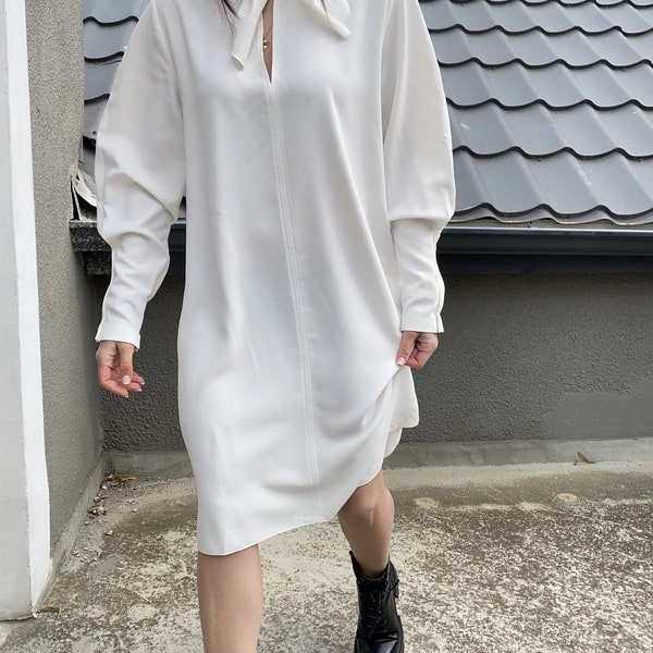 Pre-loved See by Chloe dress in off-white