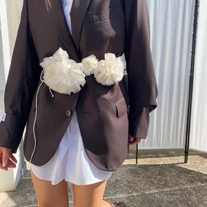 Pendentif fleur multifonctionnel Code Moda en soie d'animaux morts