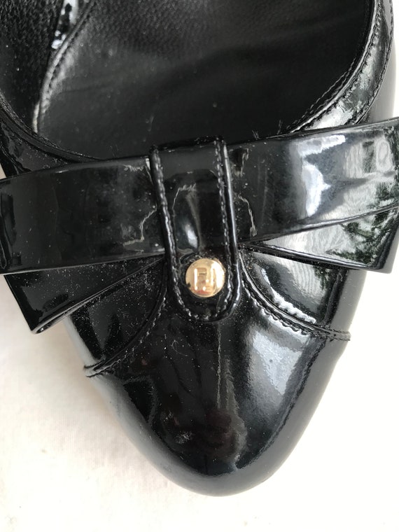Vintage Fendi high heels pumps patent leather siz… - image 8