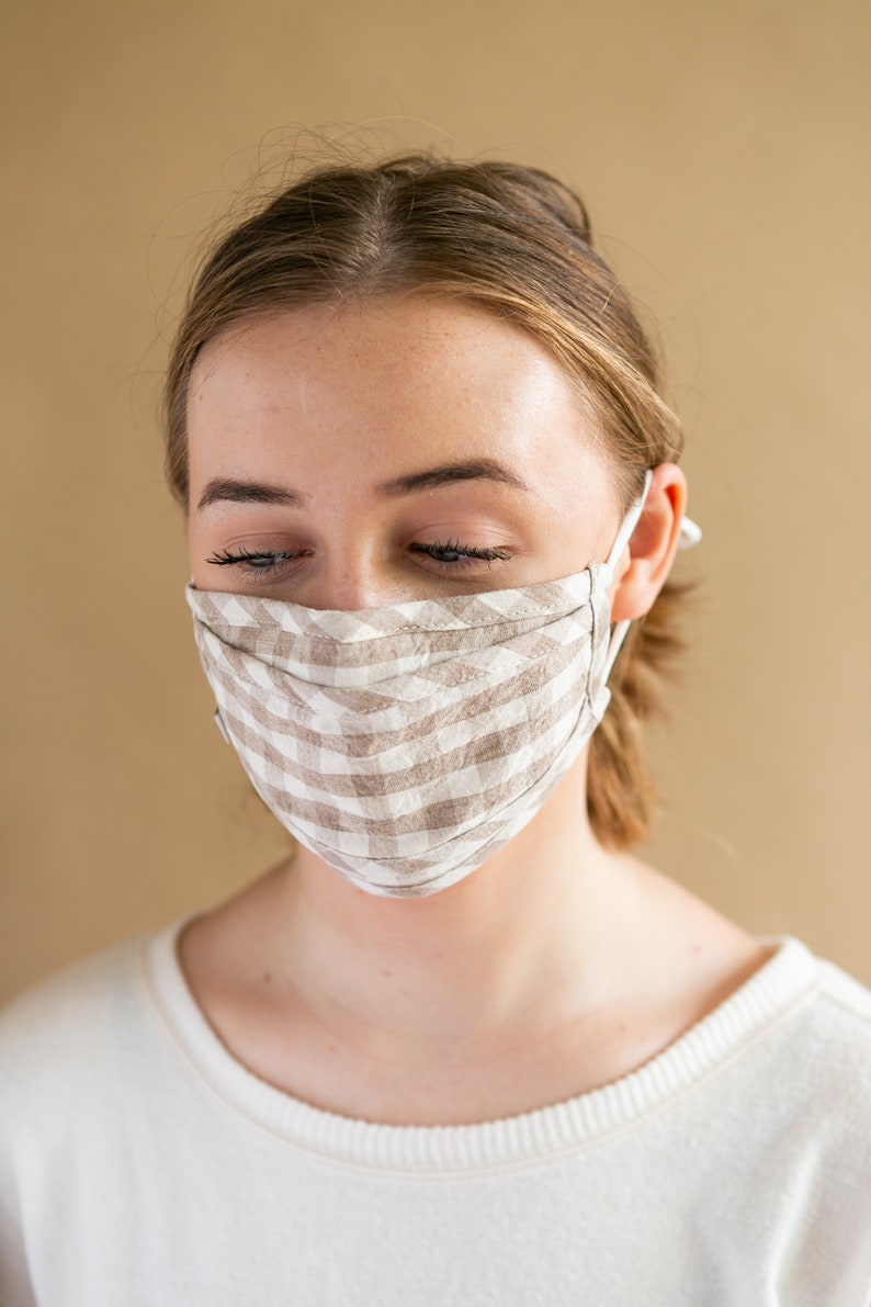 Reusable Organic Cotton Face Mask with 10pcs PM2.5 Filters Etsy