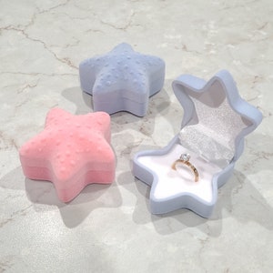 Sea Star Ring Box | Gift Box |  Jewelry Box | Proposal Box | Ring Box | Earring Box