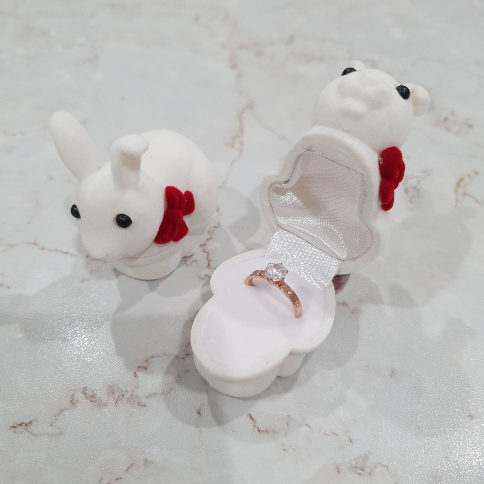 Rabbit Ring Box Gift Box Jewelry Box Proposal Box Ring - Etsy