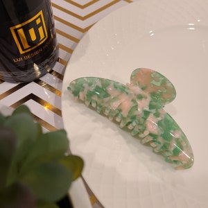 Watermelon - Large Acetate Tortoise Shell Jaw Hair Clip