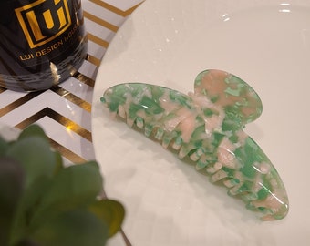 Watermelon - Large Acetate Tortoise Shell Jaw Hair Clip