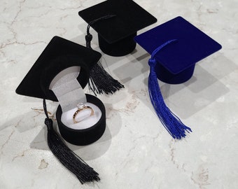 Graduation Cap Ring Box | Gift Box |  Jewelry Box | Proposal Box | Ring Box | Earring Box