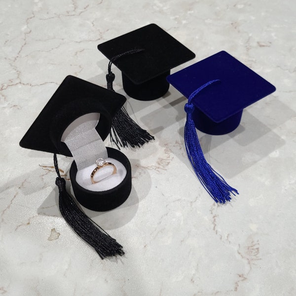 Graduation Cap Ring Box | Gift Box |  Jewelry Box | Proposal Box | Ring Box | Earring Box